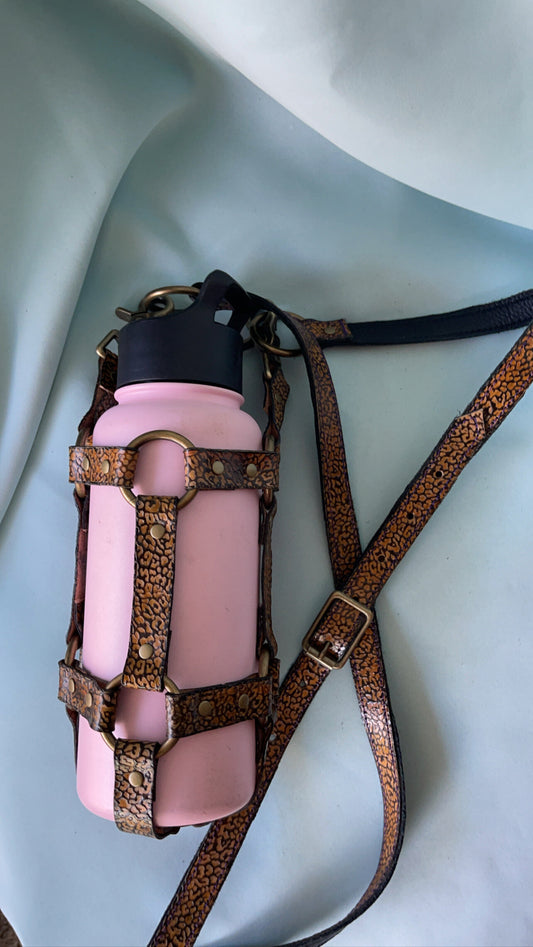 Lost Sailor Leather x Bellator Leather Leopard Print